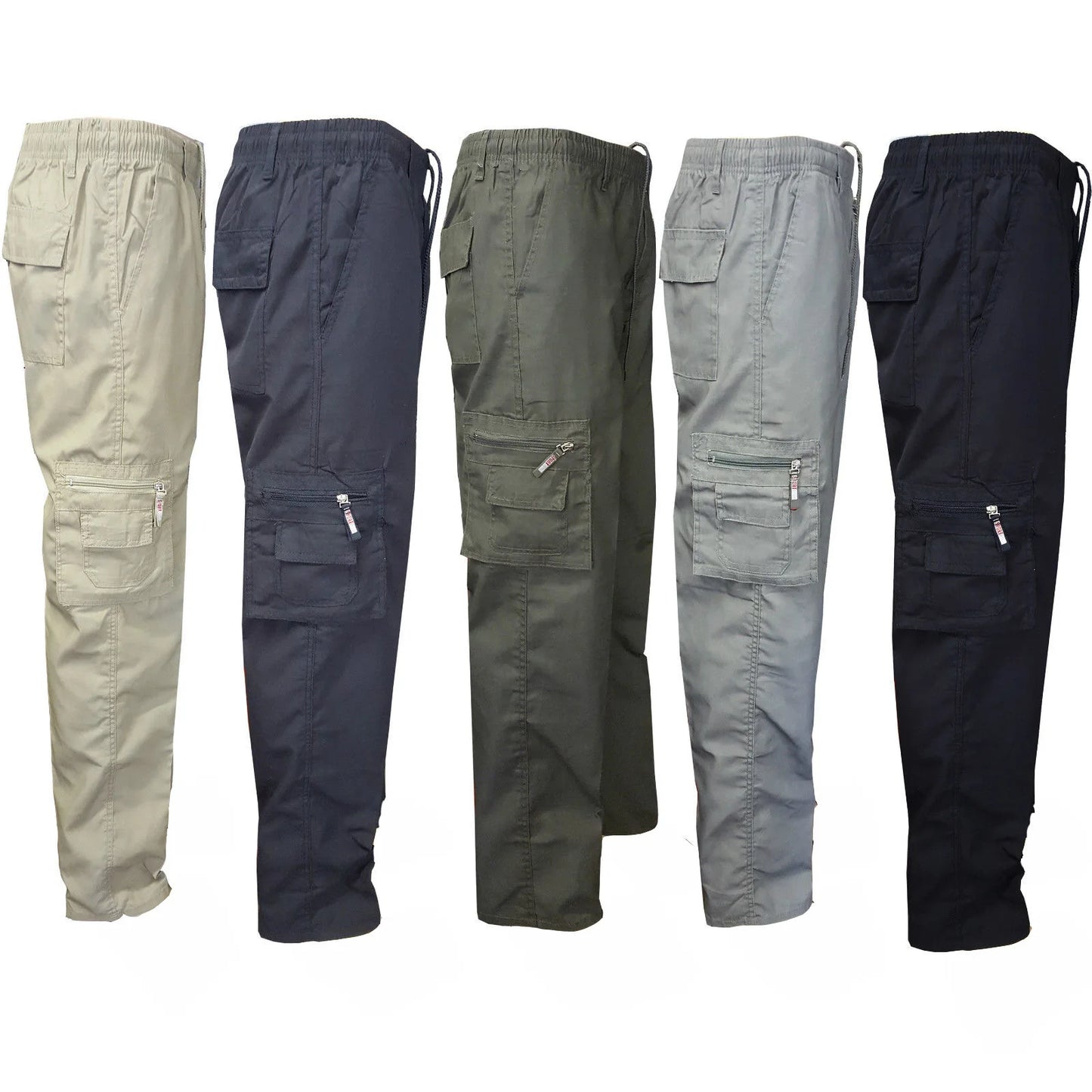 Long Pants Heavy duty Combat Cargo Work Trousers with knee pad pockets